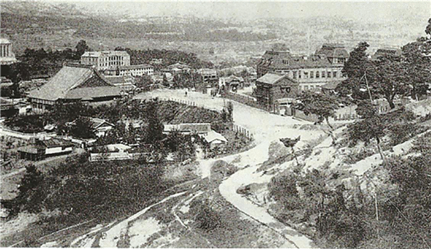 1911년 왜성대 남산 일본인촌의 전경